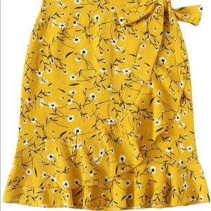 Floral Ruffle Skirt